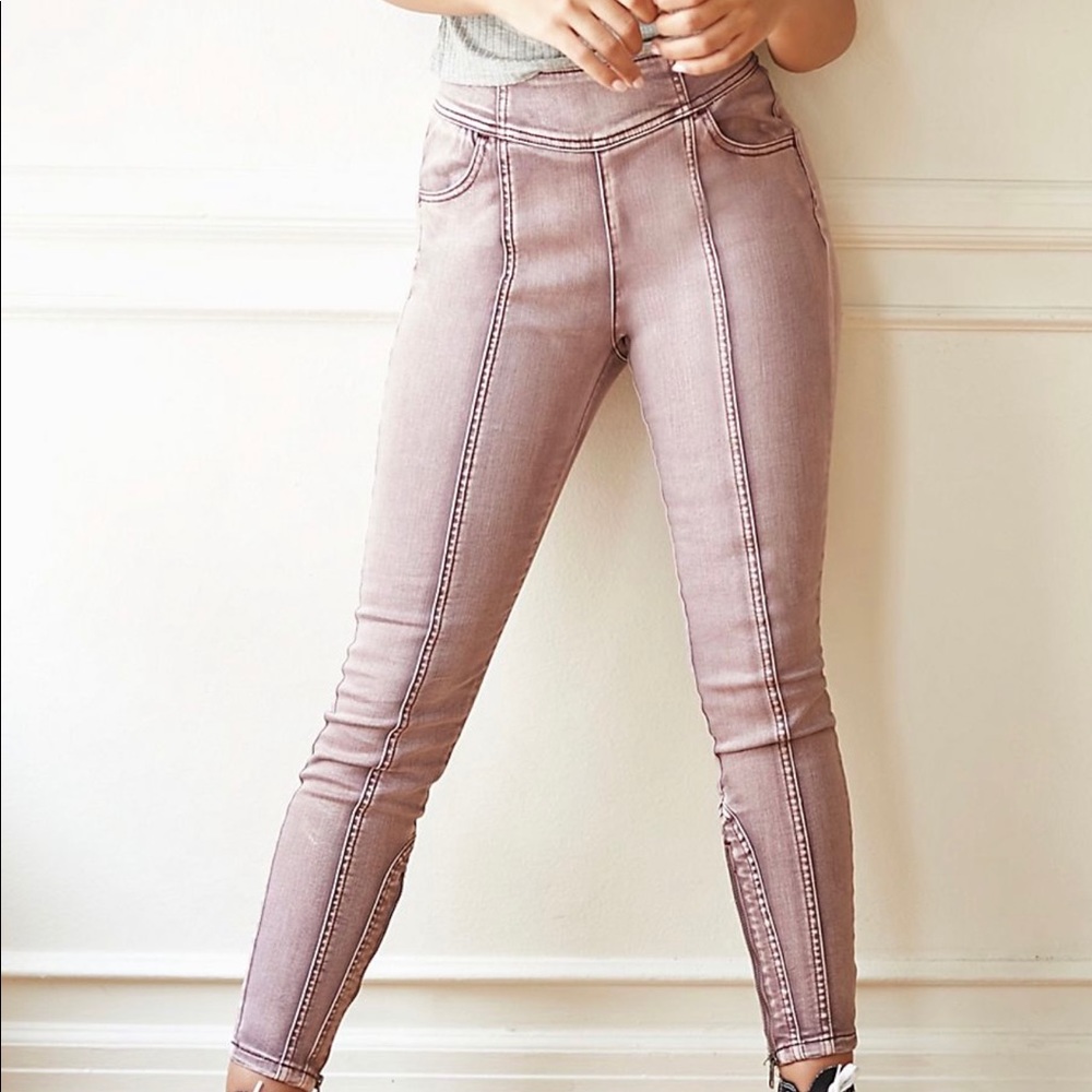 Free People Skinny crvy high rise jean